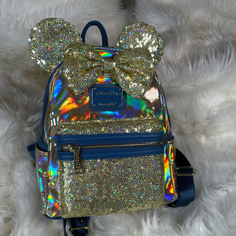 EXCLUSIVE 🌟 HTF 🌟 Disney 50th anniversary Loungefly backpack 🌟 NWT